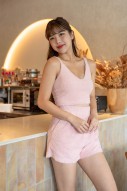 Cloud Furry Top in Pink (MY)