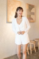 Cloud Furry Cardigan in Milk (MY)