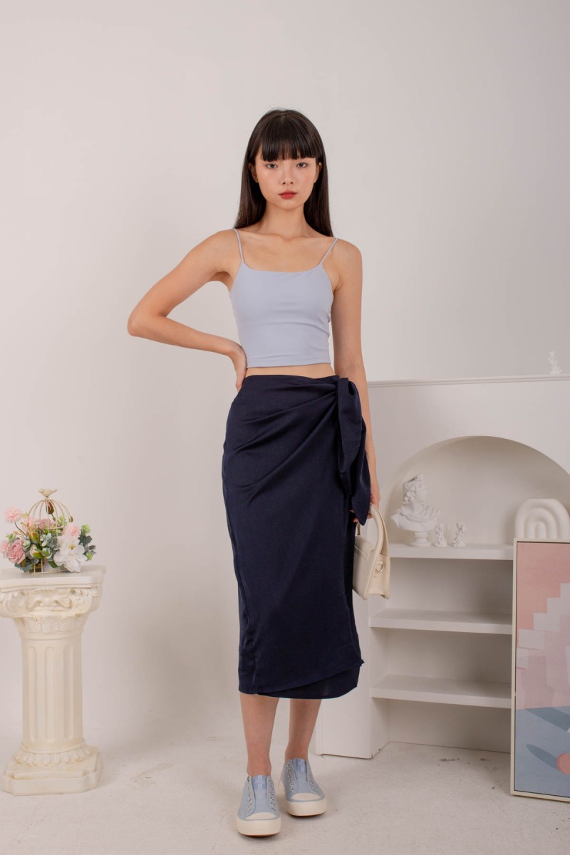 Osiris Wrap Skirt in Navy (MY)