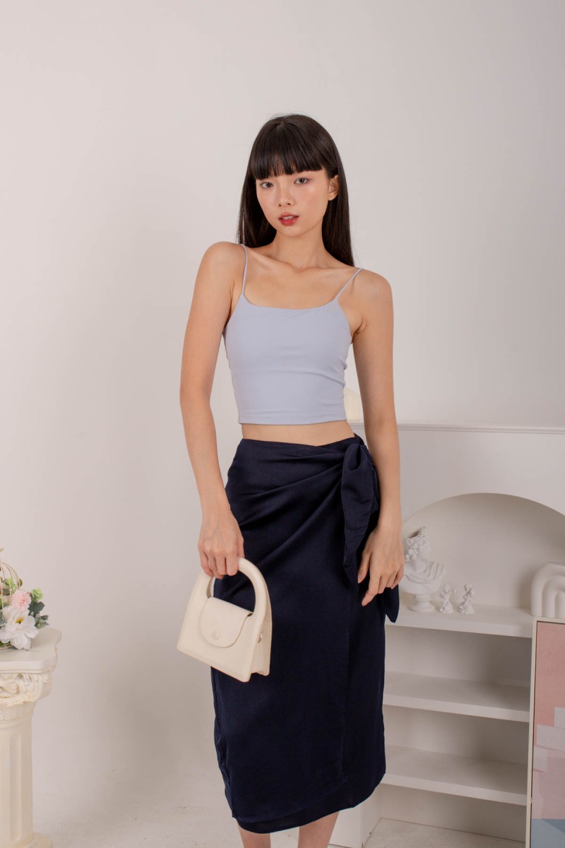 Osiris Wrap Skirt in Navy (MY)