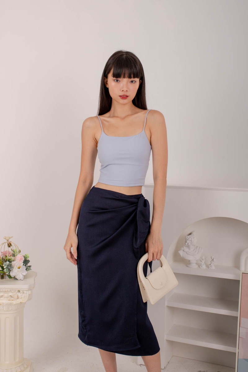 Osiris Wrap Skirt in Navy (MY)