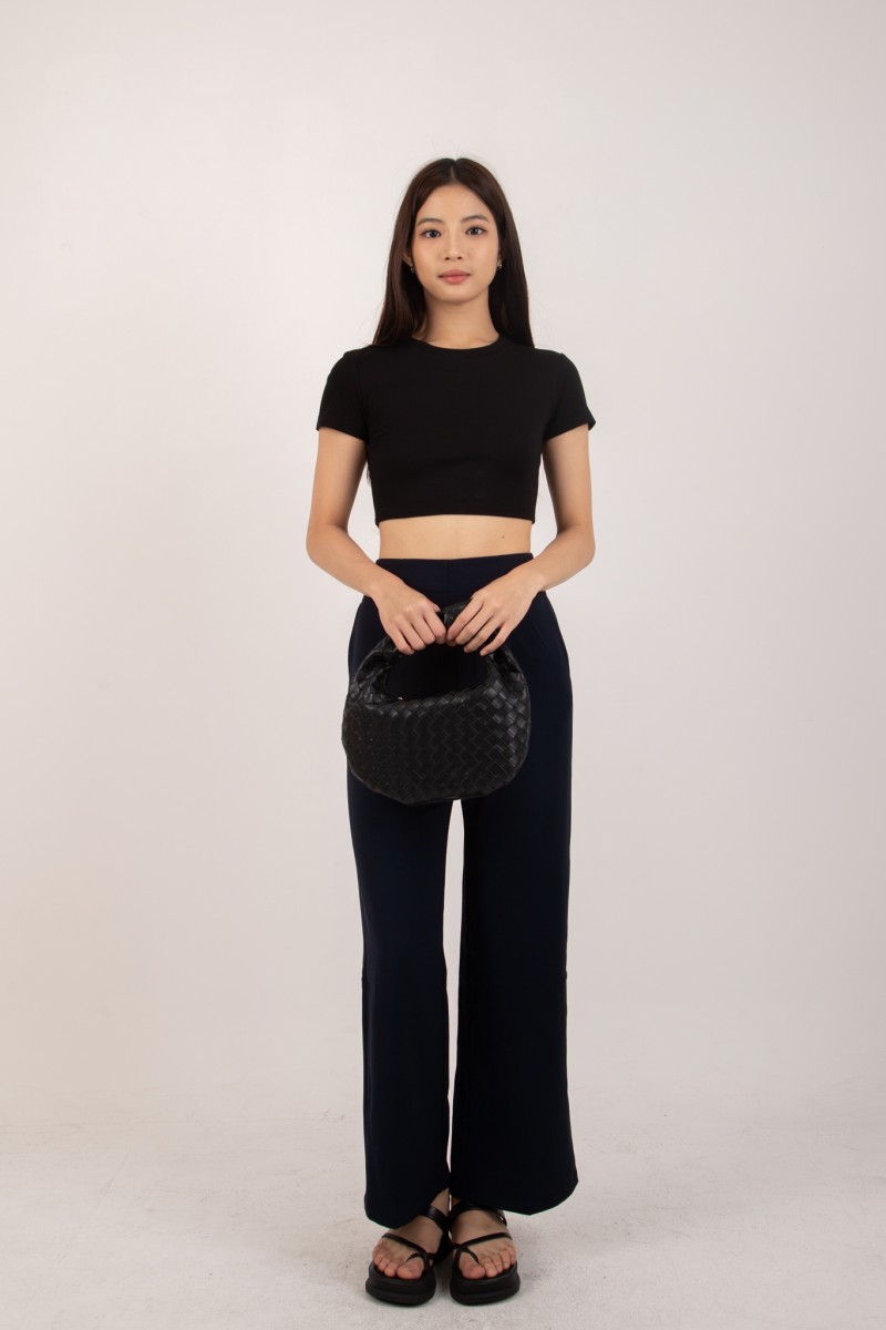 RESTOCK4: Stride Flowy Seamless Pants in Navy