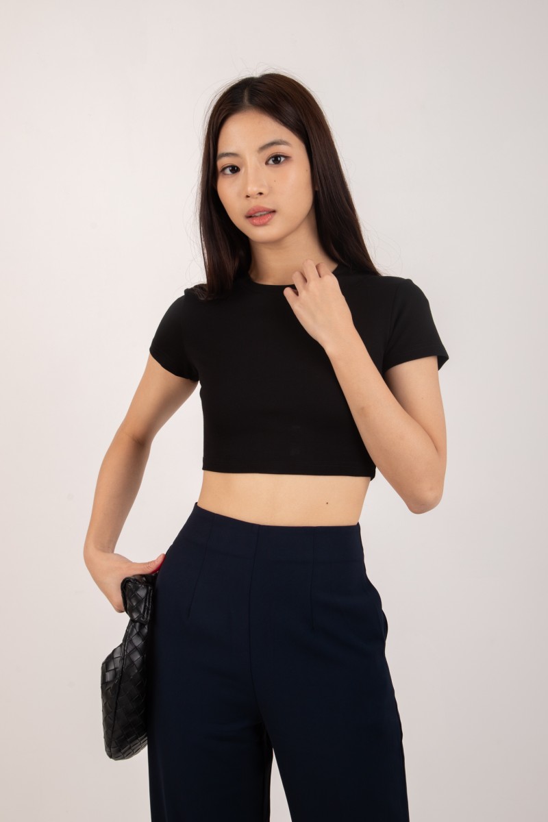 RESTOCK3: Stride Flowy Seamless Pants in Navy