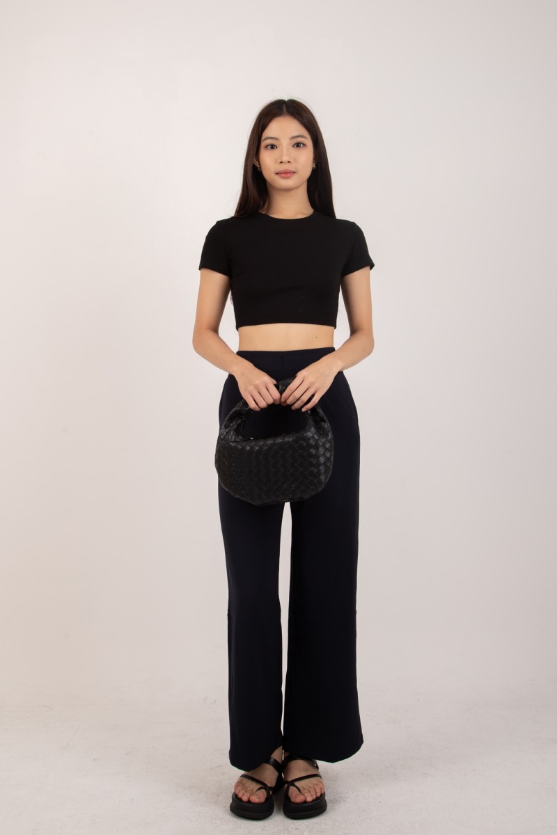 RESTOCK4: Esthel Basic Baby Tee in Black
