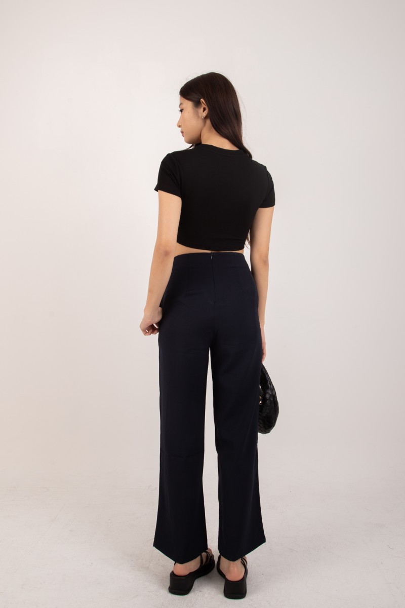 RESTOCK4: Esthel Basic Baby Tee in Black