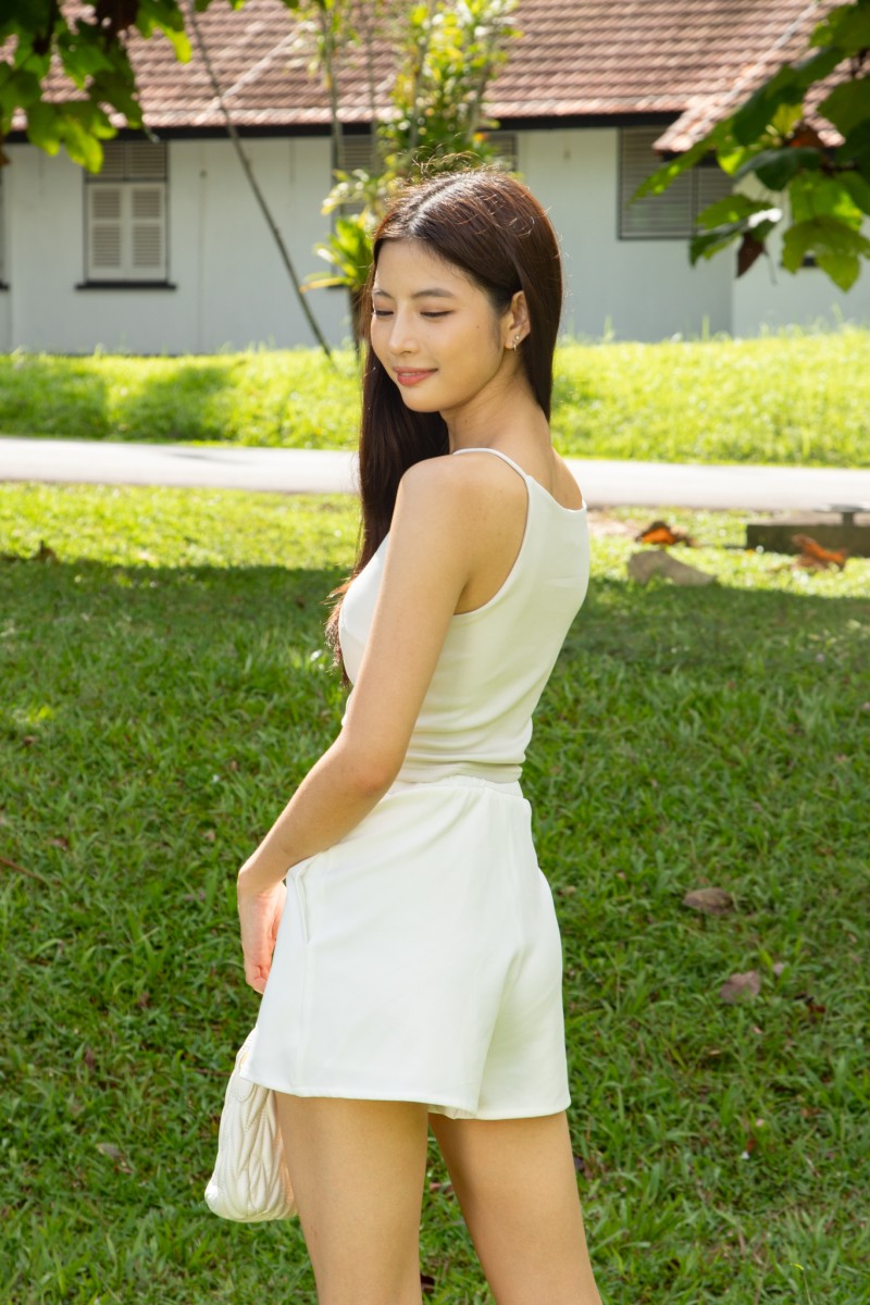 Sova Soft Knit Scoop Tank in Sage