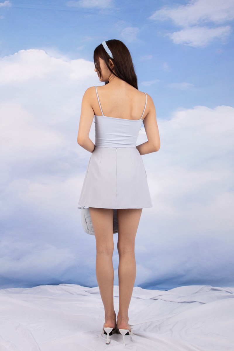 Lacey Ribbon Cami Top in Blue