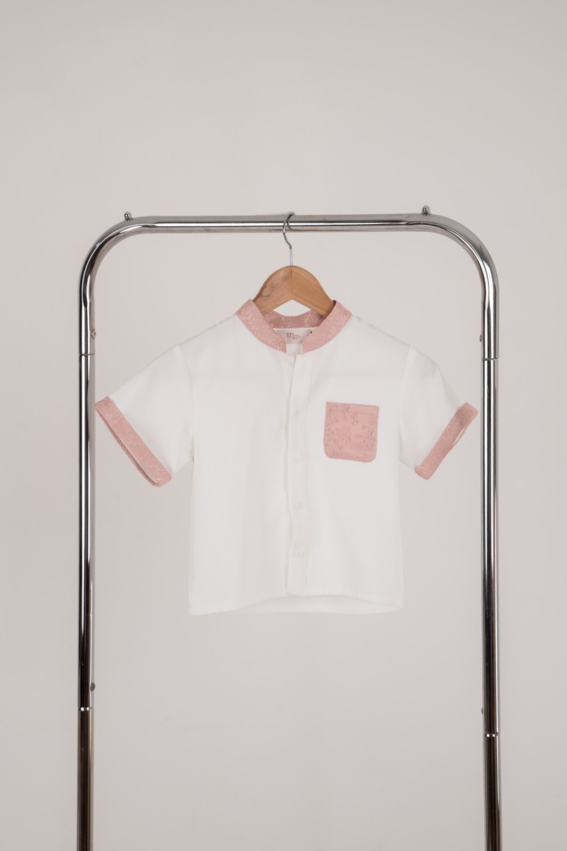 Lineage Junior Boy Pocket Shirt in Pink