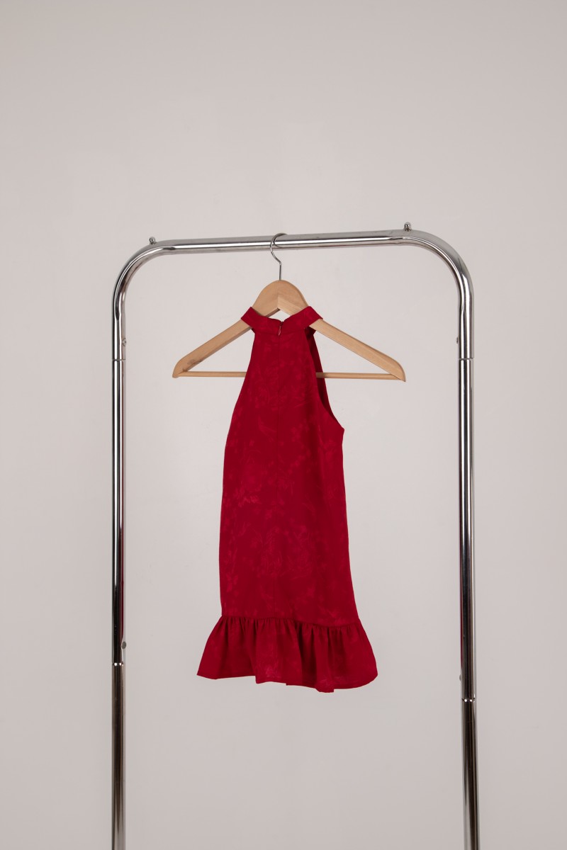 Miranda Junior Girl Cheongsam Dress in Red