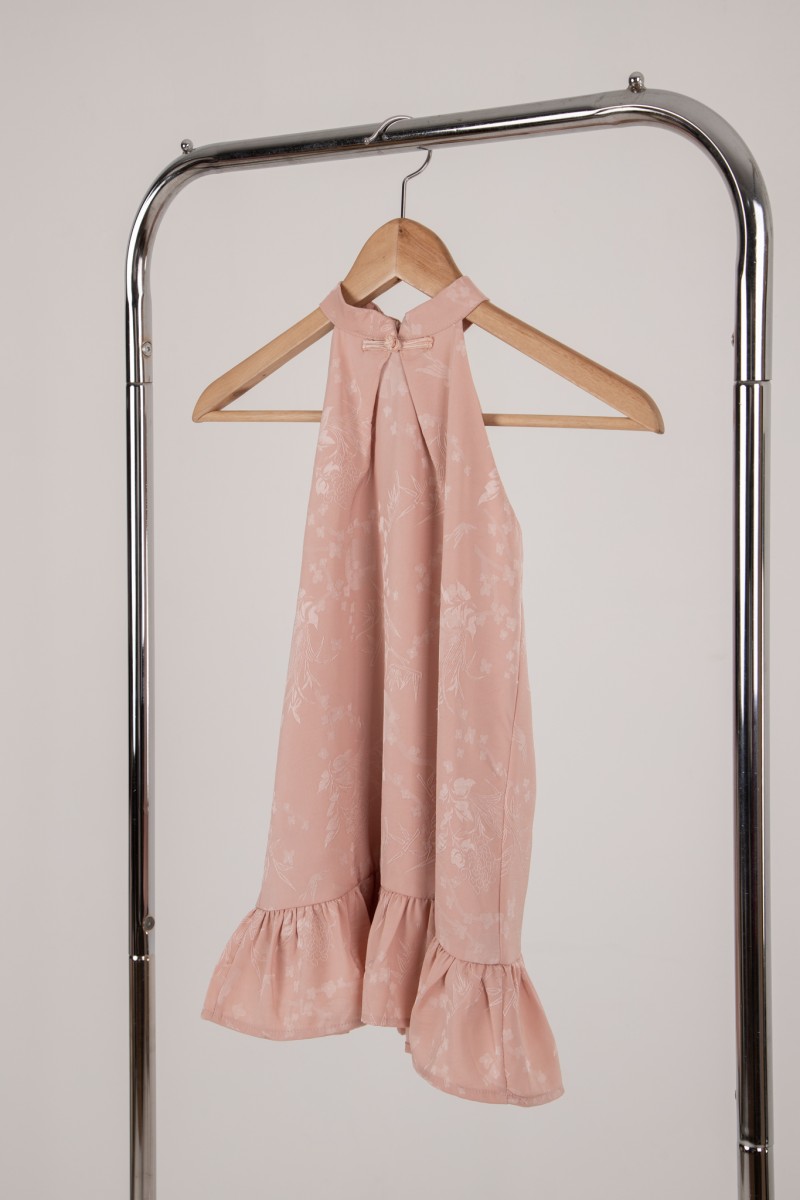 BACKORDERS: Miranda Junior Girl Cheongsam Dress in Pink