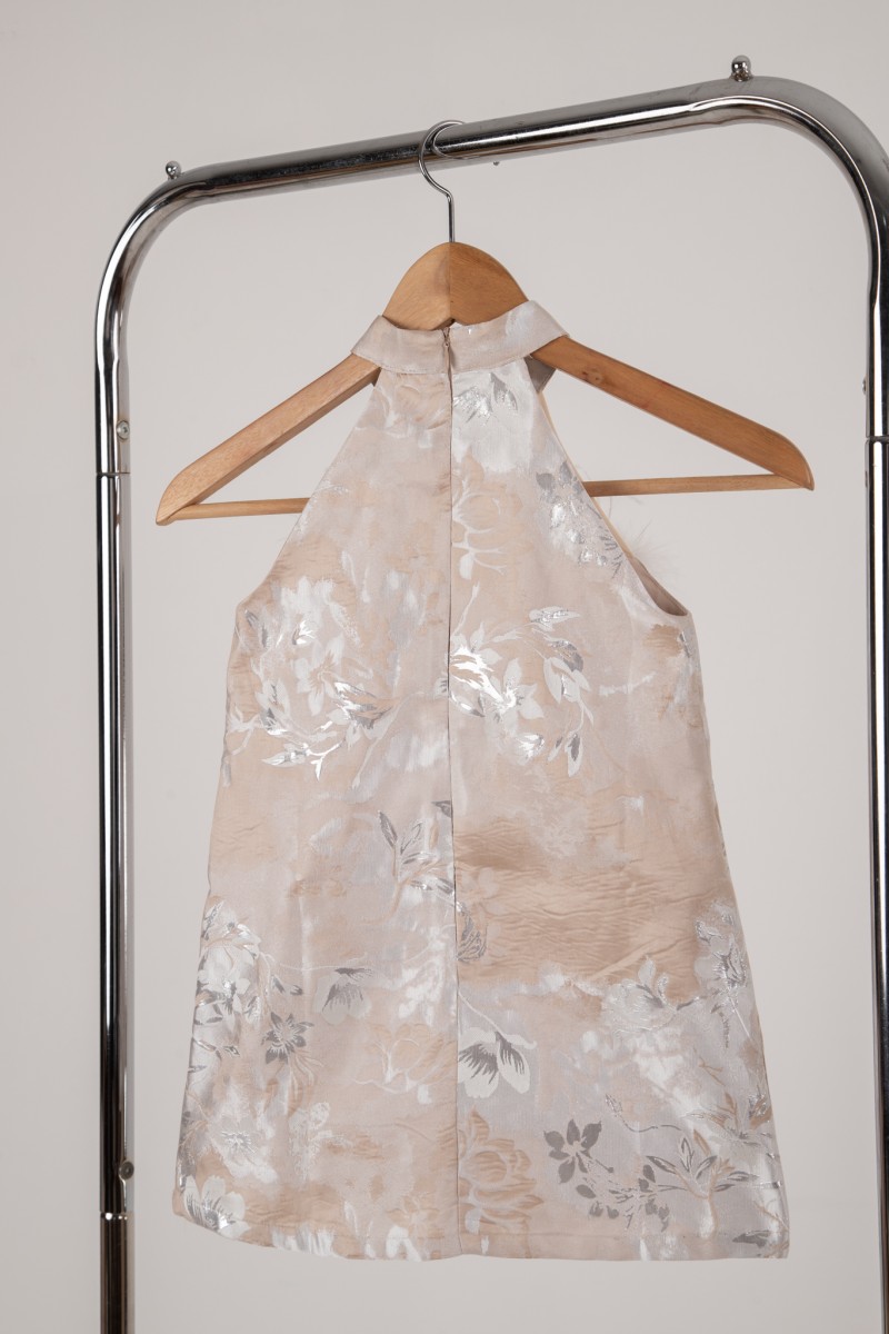 Affinity Junior Girl Cheongsam Dress in Champagne