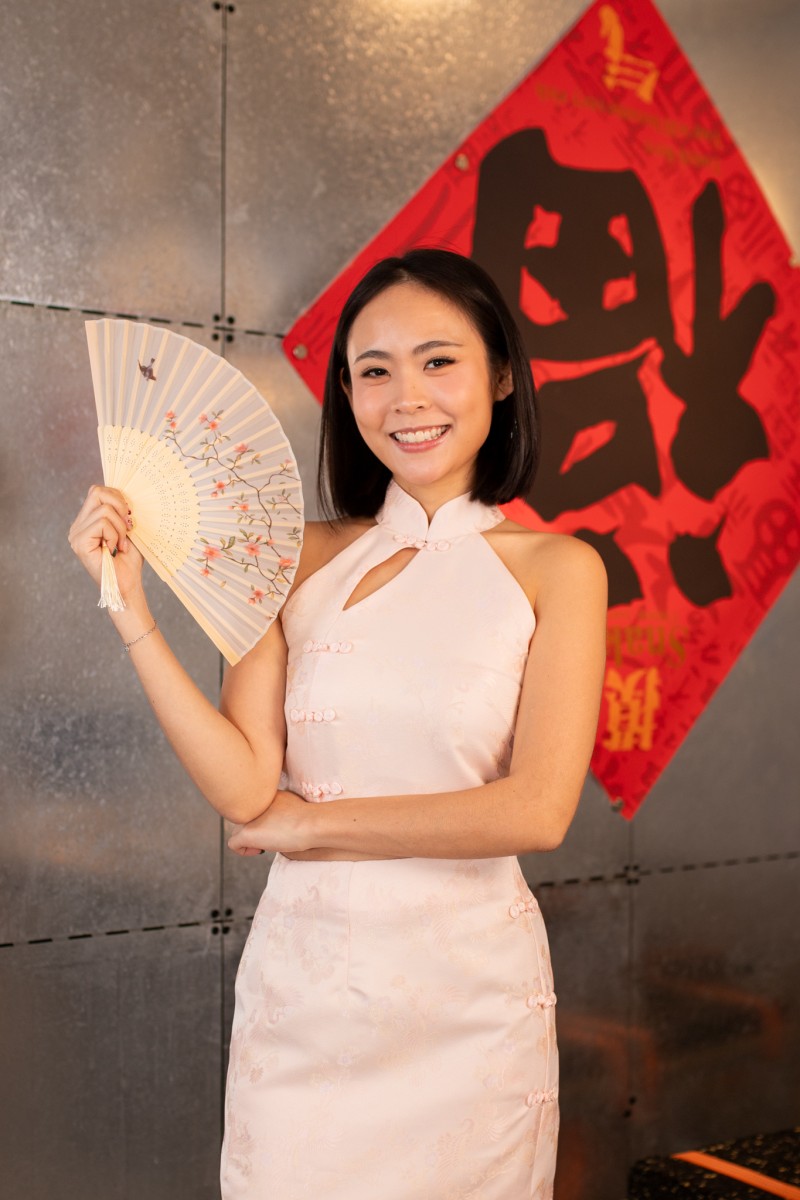 Virtue Jacquard Halter Top in Pink