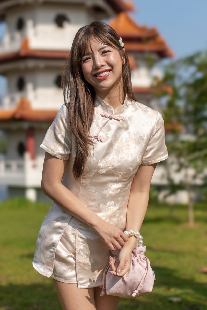 Blossom Jacquard Co-ord Set in Blush