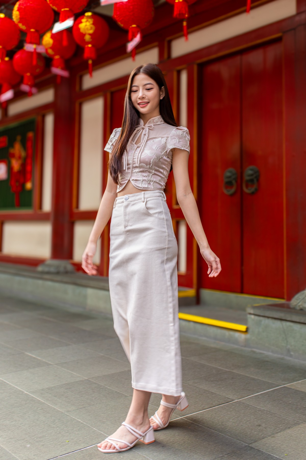 Leon Brocade Cheongsam Top...