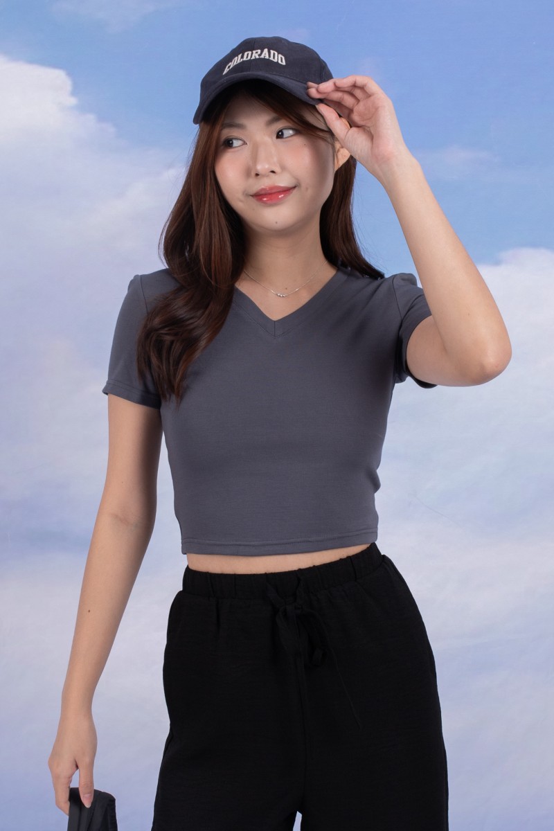 Umber Wide-Leg Pants in Black