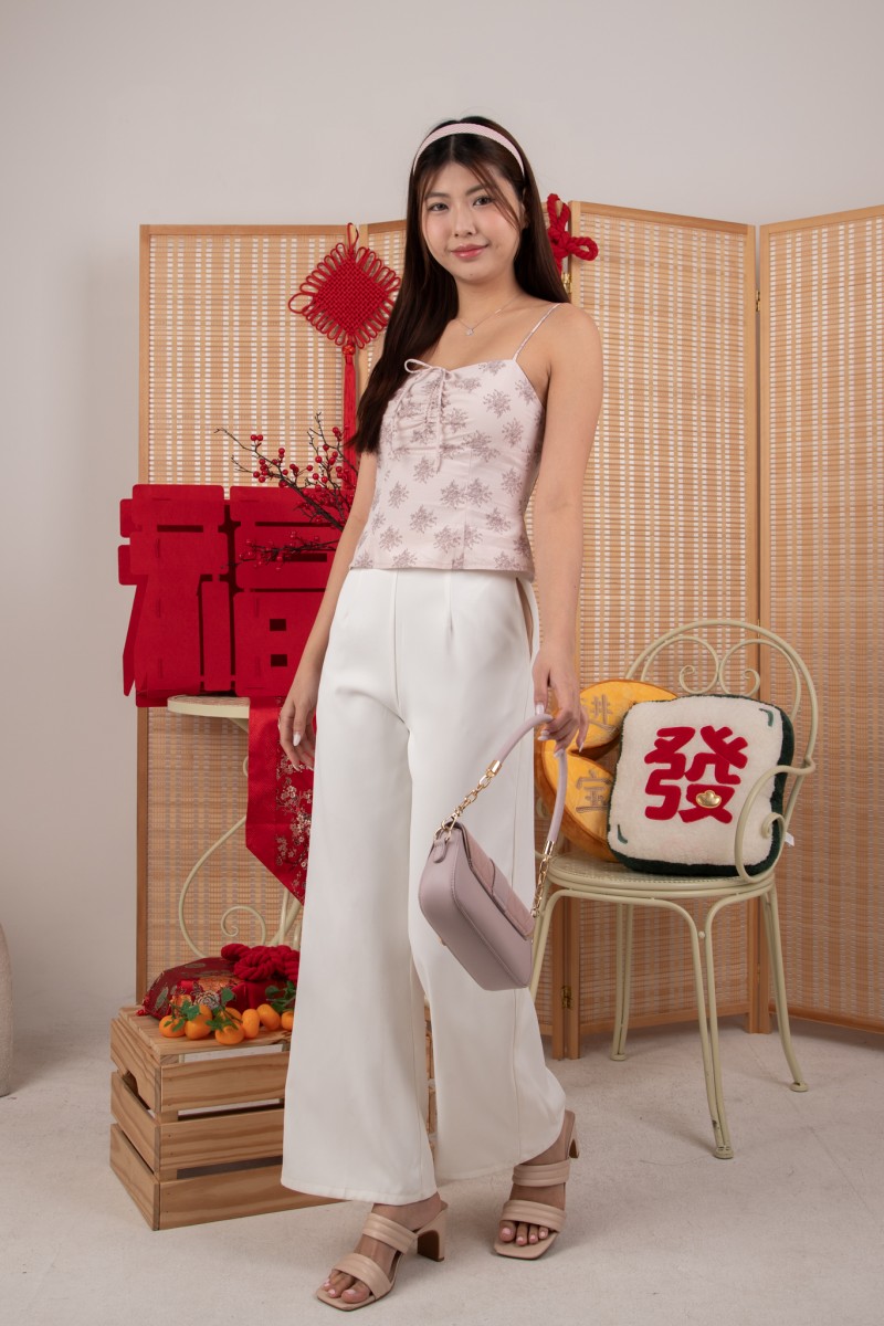 Roselle Floral Top in Pink