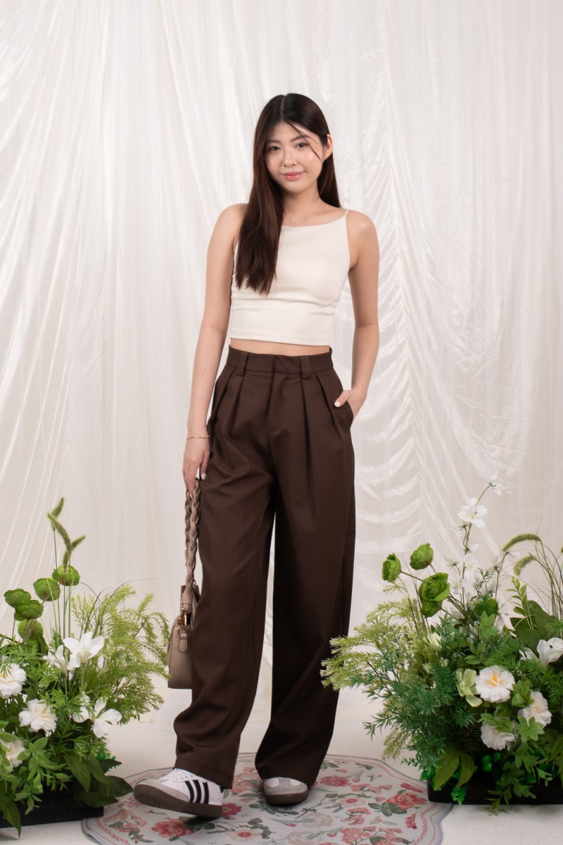 Sova Soft Scoop Tank in Cream