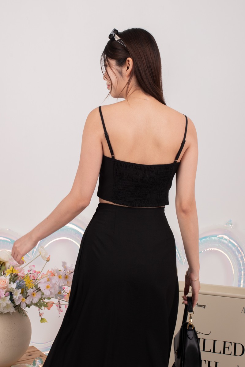 Floris Tank Top in Black
