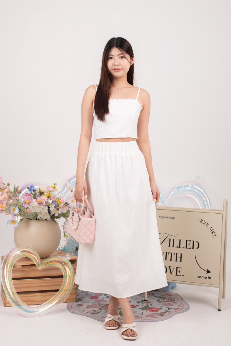 Floris Tank Top in White