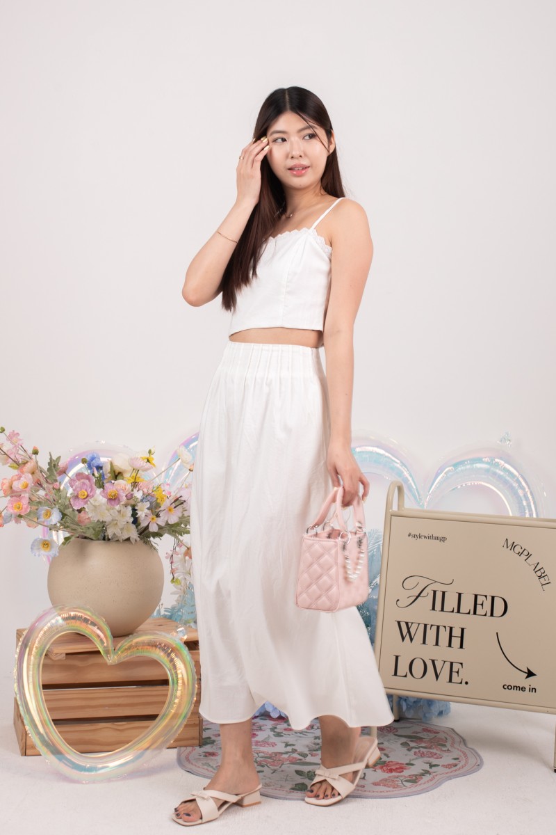 Floris Tank Top in White