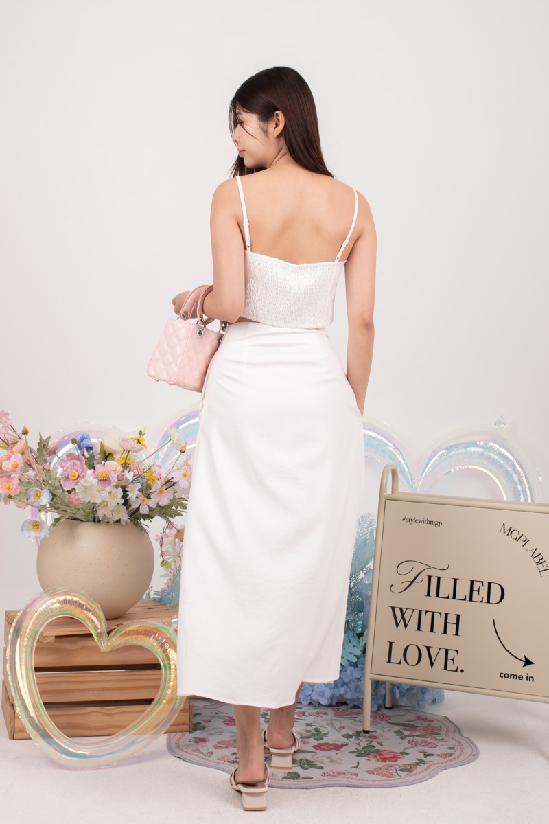 Floris Tank Top in White