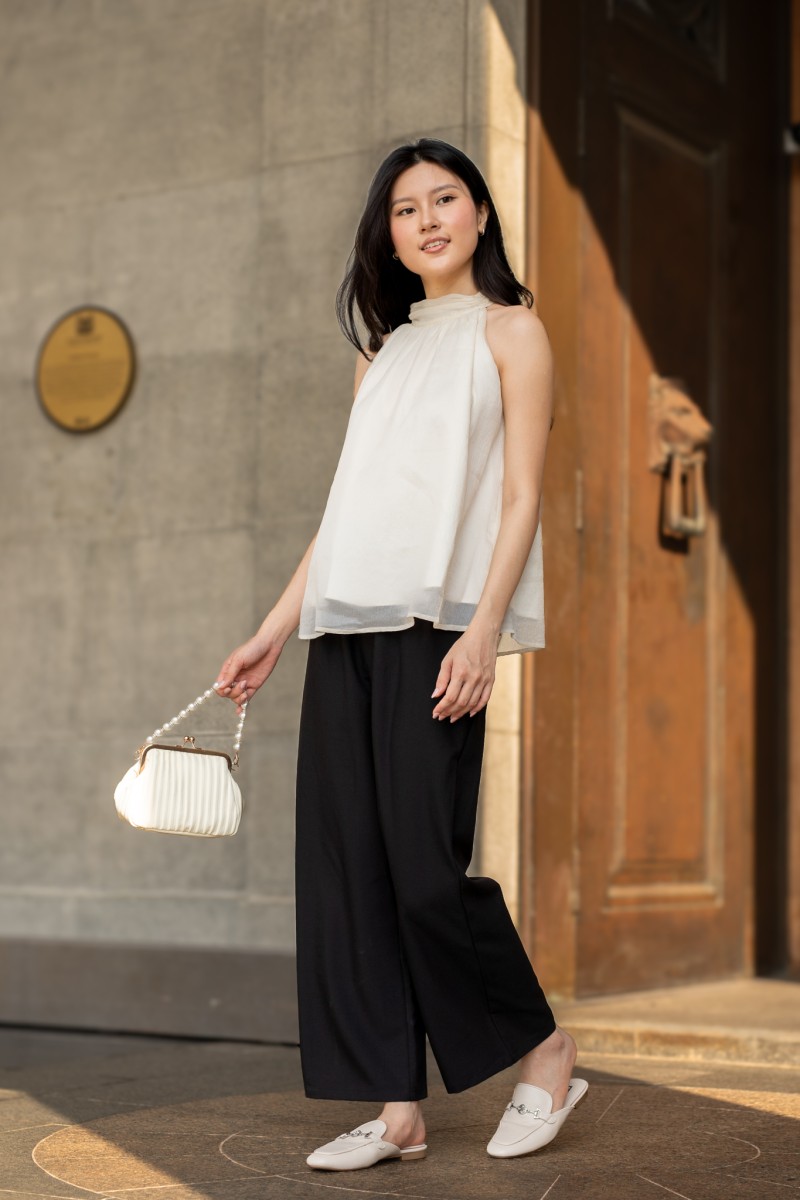 Amora Ribbon Top in Cream