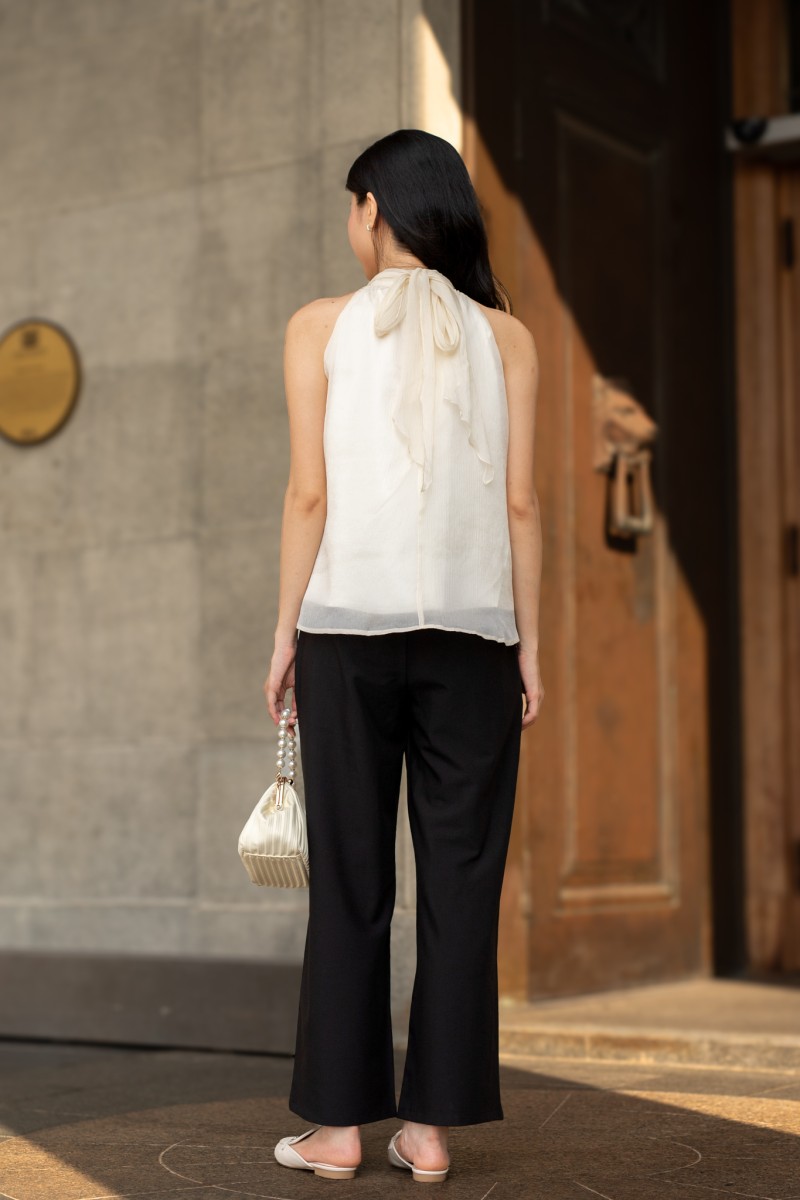 Amora Ribbon Top in Cream