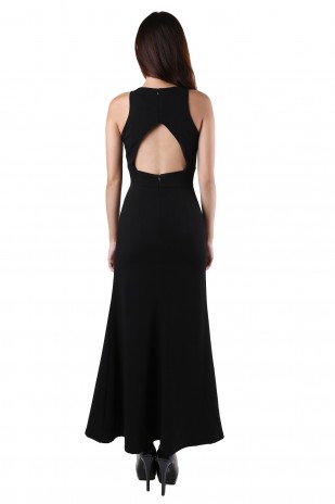 Florentine Maxi Dress in Black