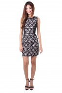Lin Sheath Dress in Pink