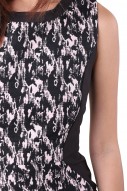 Lin Sheath Dress in Pink
