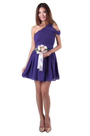 Quince Toga Dress in Periwinkle