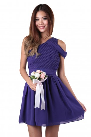 Quince Toga Dress in Periwinkle