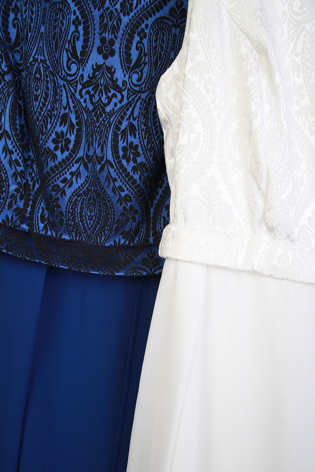 Jadine Emboss Dress in Navy MGP