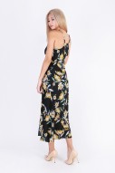 Bryleigh Printed Maxi Dress in Yellow