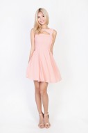 Shannae Cut Out Dress in Pink