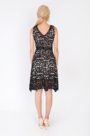 Janella Corchet Dress in Black