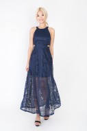 Seraphine Lace Maxi in Navy