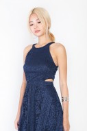 Seraphine Lace Maxi in Navy