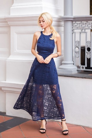 Seraphine Lace Maxi in Navy