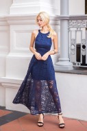 Seraphine Lace Maxi in Navy