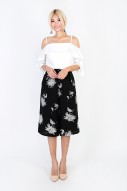 Gigi Floral Culottes in Morning Glory