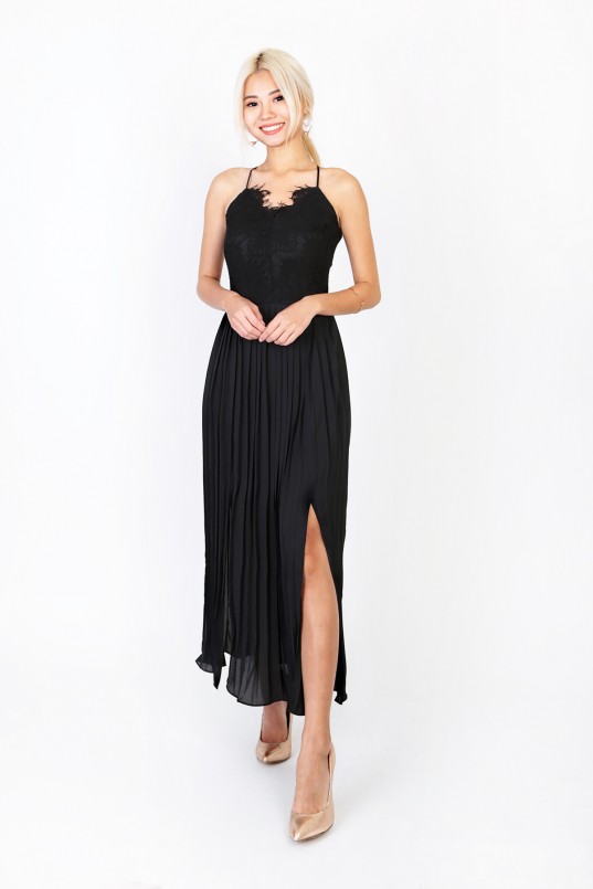 Sierra Pleated Cocktail Dress