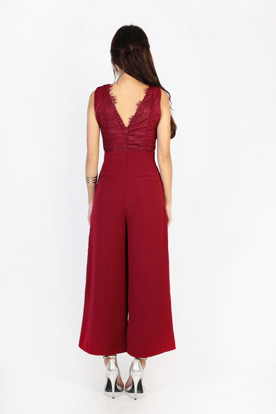 louella lace bodice jumpsuit