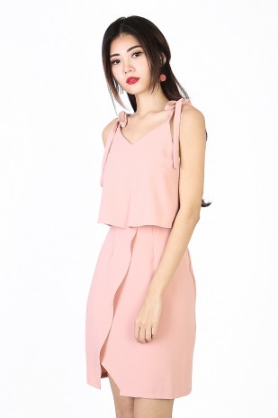 Kennedy Ribbon Dress in Pink