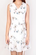 Berea Floral Dress in White