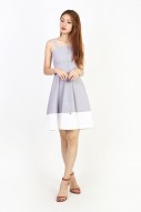 RESTOCK: Kasia Colorblock Dress in Grey