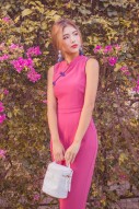 Raphaela Oriental Jumpsuit in Rose Pink