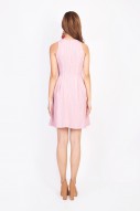 Lorne Textured Dress in Pink