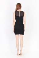 RESTOCK: Krystle Mesh Dress in Black