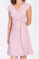 Jessendryl Buckle Dress in Pink